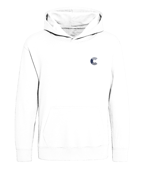 white hoodie 9:10 (kids)