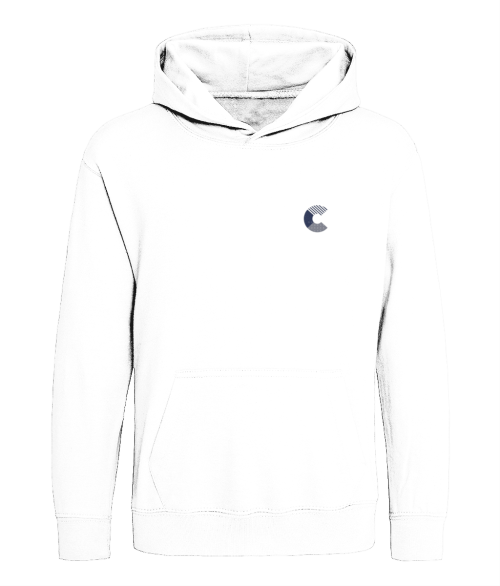 White hoodie WISDOM (kids)