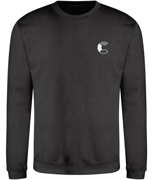 Black sweatshirt WISDOM