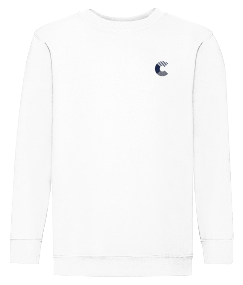 White sweatshirt 9:10 (kids)